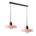 LED Glass Pendant Light with 2 Heads - Modern Design for Kitchen Island & Dining Room Lighting