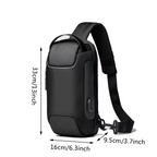Slash Proof Anti-Theft Crossbody Bag with Secure Lock for Safe Travels - Best Pickpocket Proof Bag