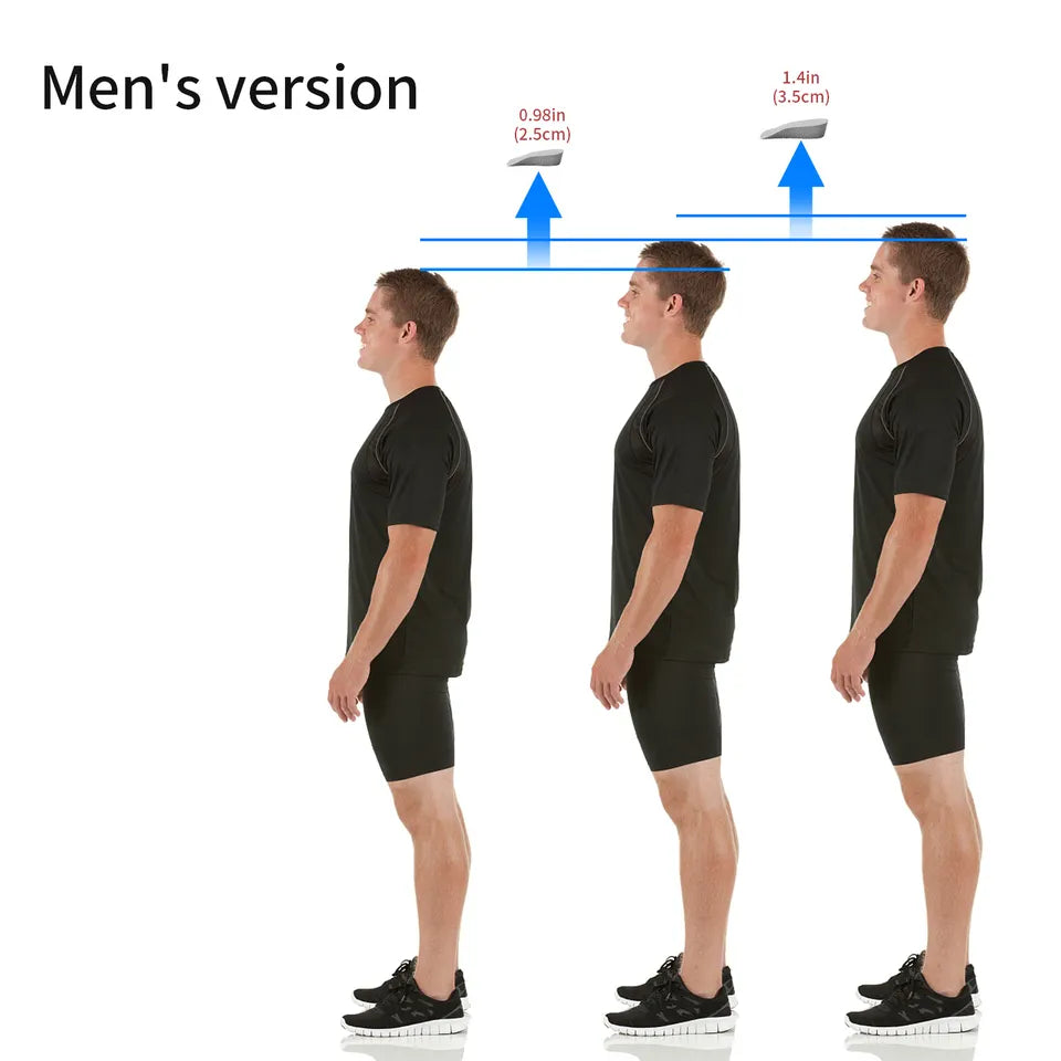 Heel Raisers for Shoes: Height Increase Insoles for Shoes, Perfect Shoe Lifts
