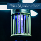 Rechargeable Anti-Mosquito Lantern with LED Light for Camping, Hiking, Fishing & Outdoor Pest Control