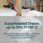 Steam Cleaner for Bed Bugs | High Temperature, Large Capacity & Effective for Home Use