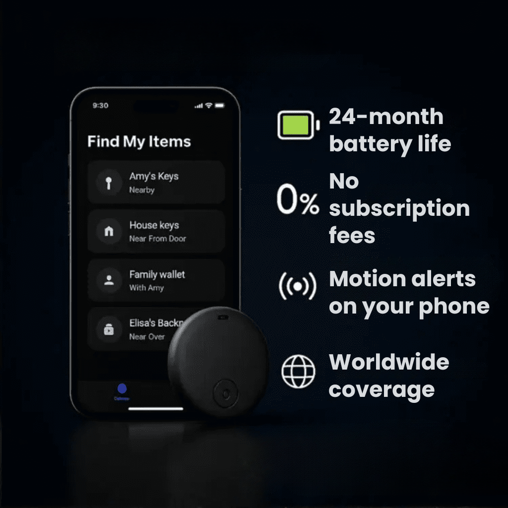 GPS Tracker Without Subscription | Compatible with Android & iOS for Real-Time Location Tracking