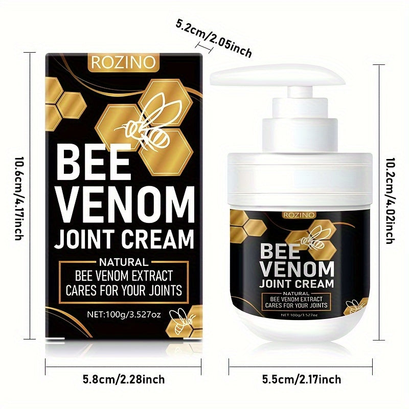 Bee Venom Joint Cream | Deep Moisturizing, Fast-Absorbing Formula for Dry & Stiff Joints