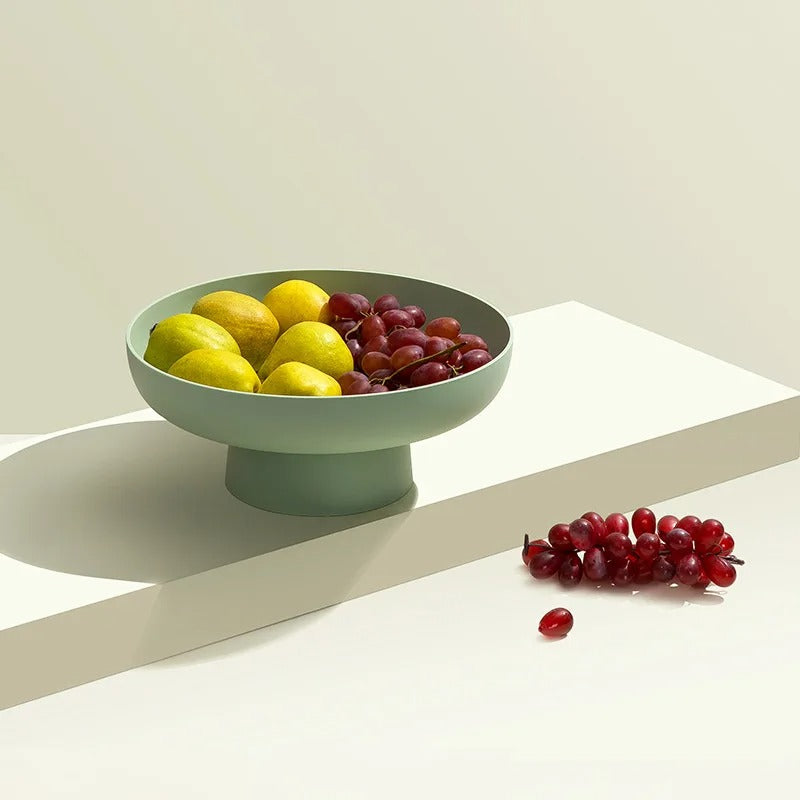 Ceramic Fruit Bowl - Modern Decorative Centerpiece for Kitchen & Dining Table