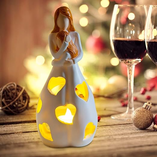 LED Heart-Shaped Night Light - Battery Operated Decorative Lamp for Bedroom, Nursery & Romantic Settings