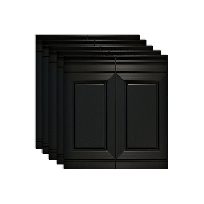 Waterproof Solid Color Peel and Stick Wainscoting Wallboard for Indoor Use - Easy Installation & Durable Finish