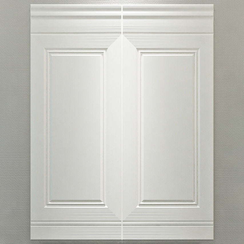 Waterproof Solid Color Peel and Stick Wainscoting Wallboard for Indoor Use - Easy Installation & Durable Finish