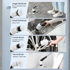 Electric Spin Scrubber – Rechargeable Bathroom & Floor Cleaning Brush