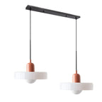 LED Glass Pendant Light with 2 Heads - Modern Design for Kitchen Island & Dining Room Lighting