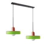 LED Glass Pendant Light with 2 Heads - Modern Design for Kitchen Island & Dining Room Lighting