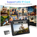 Motorcycle CarPlay Touchscreen Device | Wireless, Waterproof 7-Inch HD Screen for Navigation & Multimedia Access