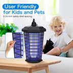 Moth Killer Lamp | 30W Waterproof Bug Zapper for Moths, Mosquitoes & Flying Insects in Home, Patio & Garden