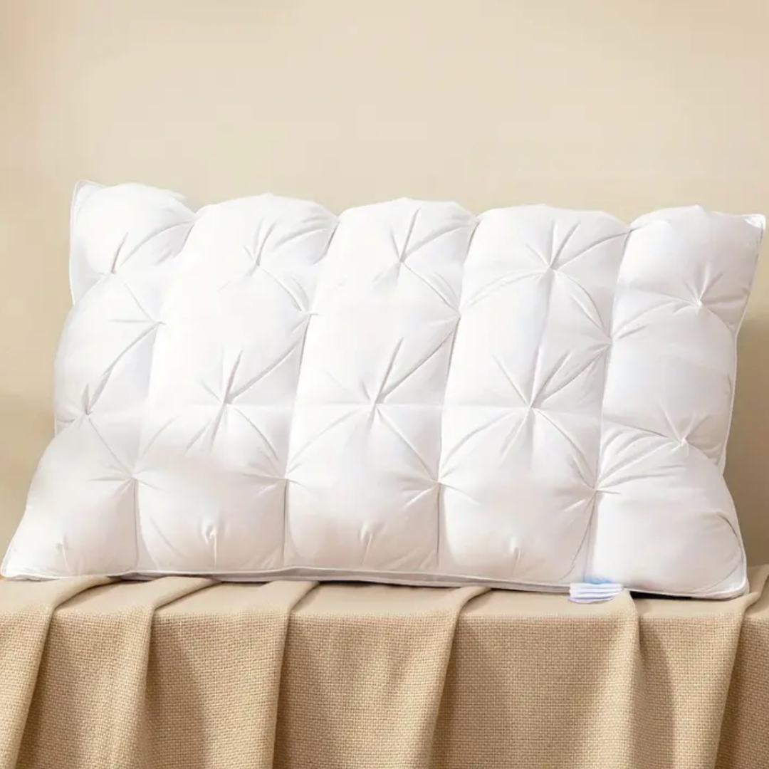 Luxury Goose Down Pillow | Ultra Soft, Hypoallergenic & Supports Neck Alignment for Deeper Sleep