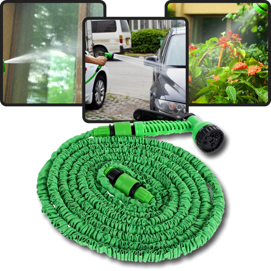 Expandable Garden Hose with Spray Gun – Lightweight, Retractable, and Durable