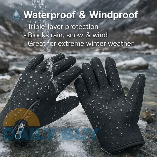 Electric Heated Gloves for Men & Women, Waterproof, Rechargeable, Winter Cycling & Skiing Gear