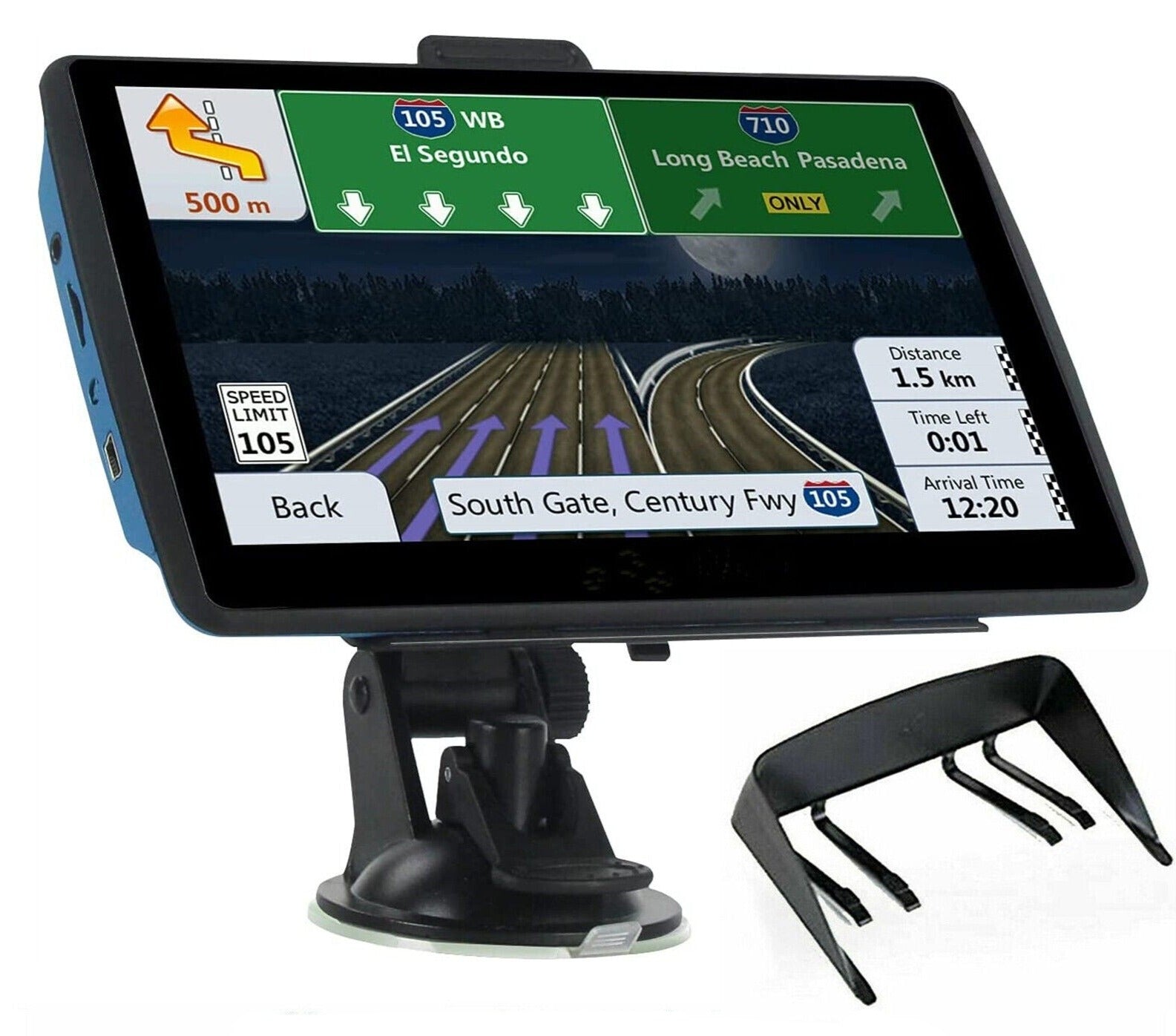 7" GPS Navigation System | Real-Time Traffic Updates, Pre-Loaded UK & EU Maps for Cars & Trucks