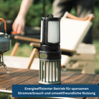 Rechargeable Anti-Mosquito Lantern with LED Light for Camping, Hiking, Fishing & Outdoor Pest Control