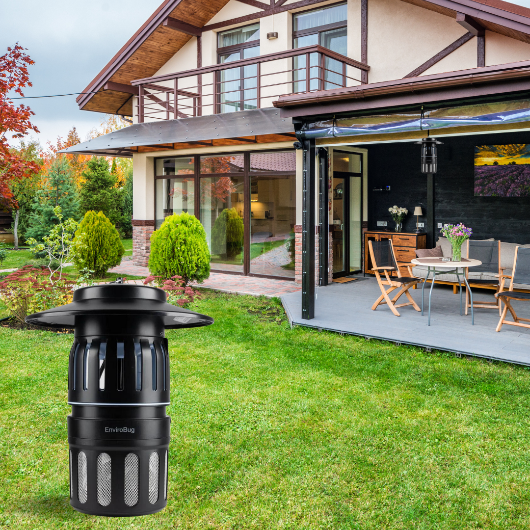 Heavy Duty Outdoor Mosquito Trap | Weatherproof, Low Voltage & Safe for Families and Pets