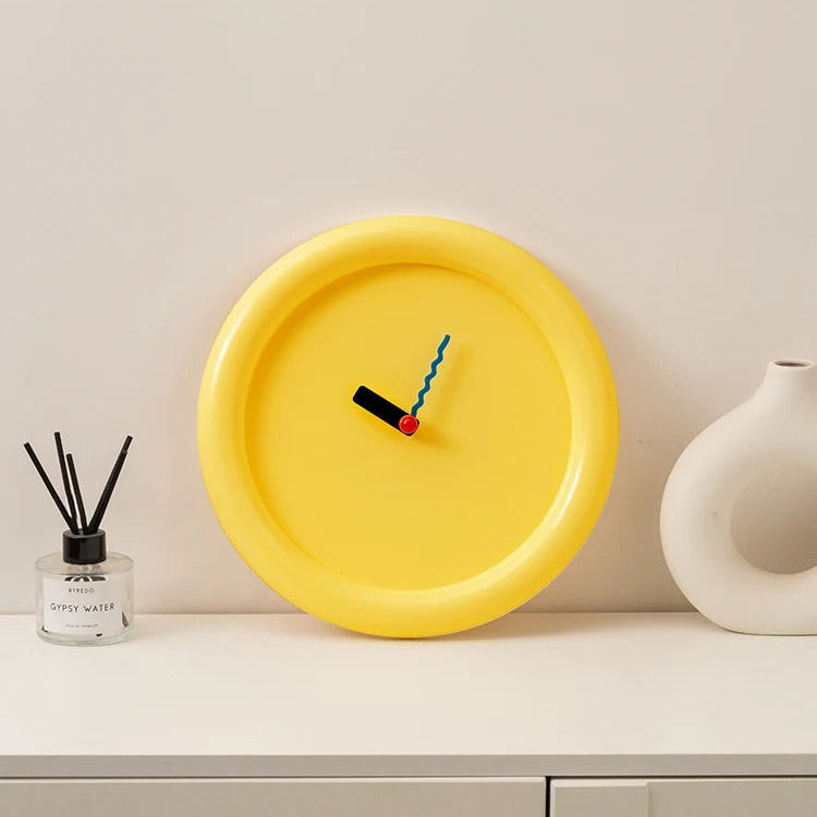 Modern Wall Clock with Large Numerals - Silent Quartz Movement for Living Room & Office Decor