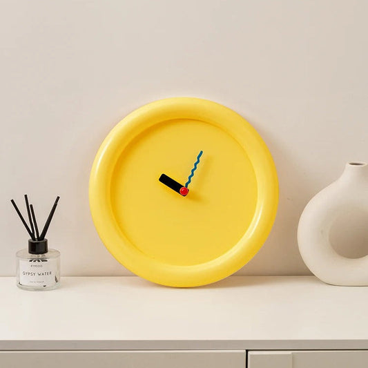 Modern Wall Clock with Large Numerals - Silent Quartz Movement for Living Room & Office Decor