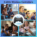 Retro Wireless TV Games Console | 20,000+ Built-In Games, 4K HDMI Output & Wireless Controllers for Family Fun