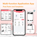 Mini Bluetooth Thermal Printer | Inkless, Compact & Ideal for Students and Professionals