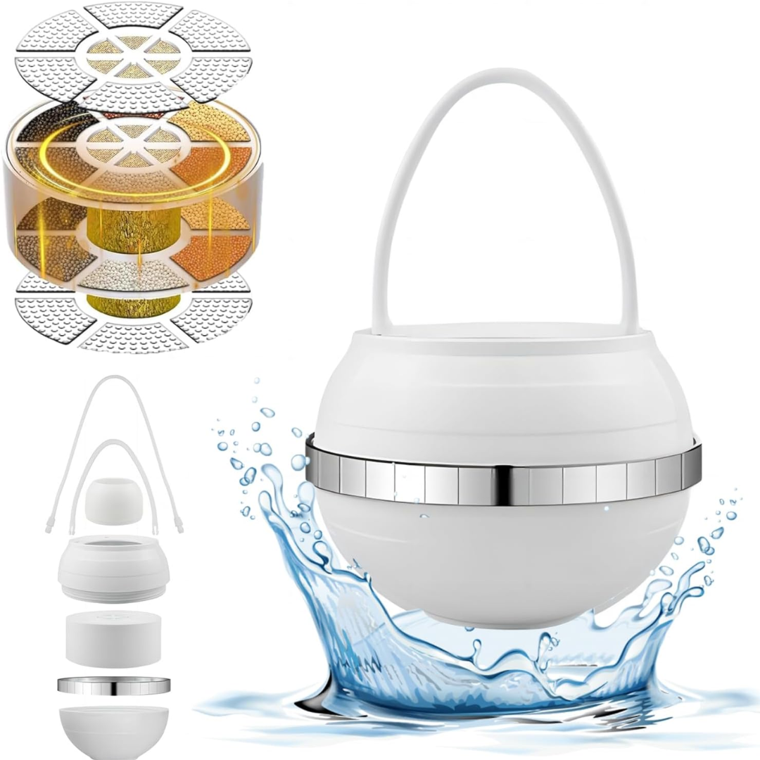 Premium Bathtub Water Filter | 8-Stage Filtration for Safe, Chemical-Free Baths for Babies and Kids