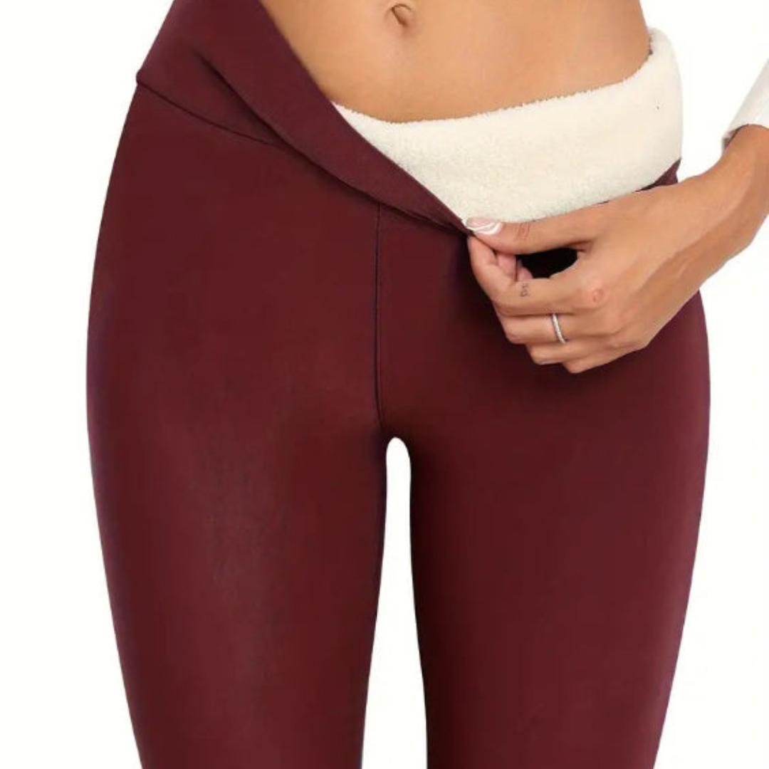 Premium Sherpa Fleece Leggings | Ultra-Soft, Stretchy & Warm for Winter Comfort and Style