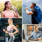 Hydrogen Water Ionizer Bottle | Boosts Energy, Enhances Mental Clarity & Supports Overall Well-being for Active Lifestyles