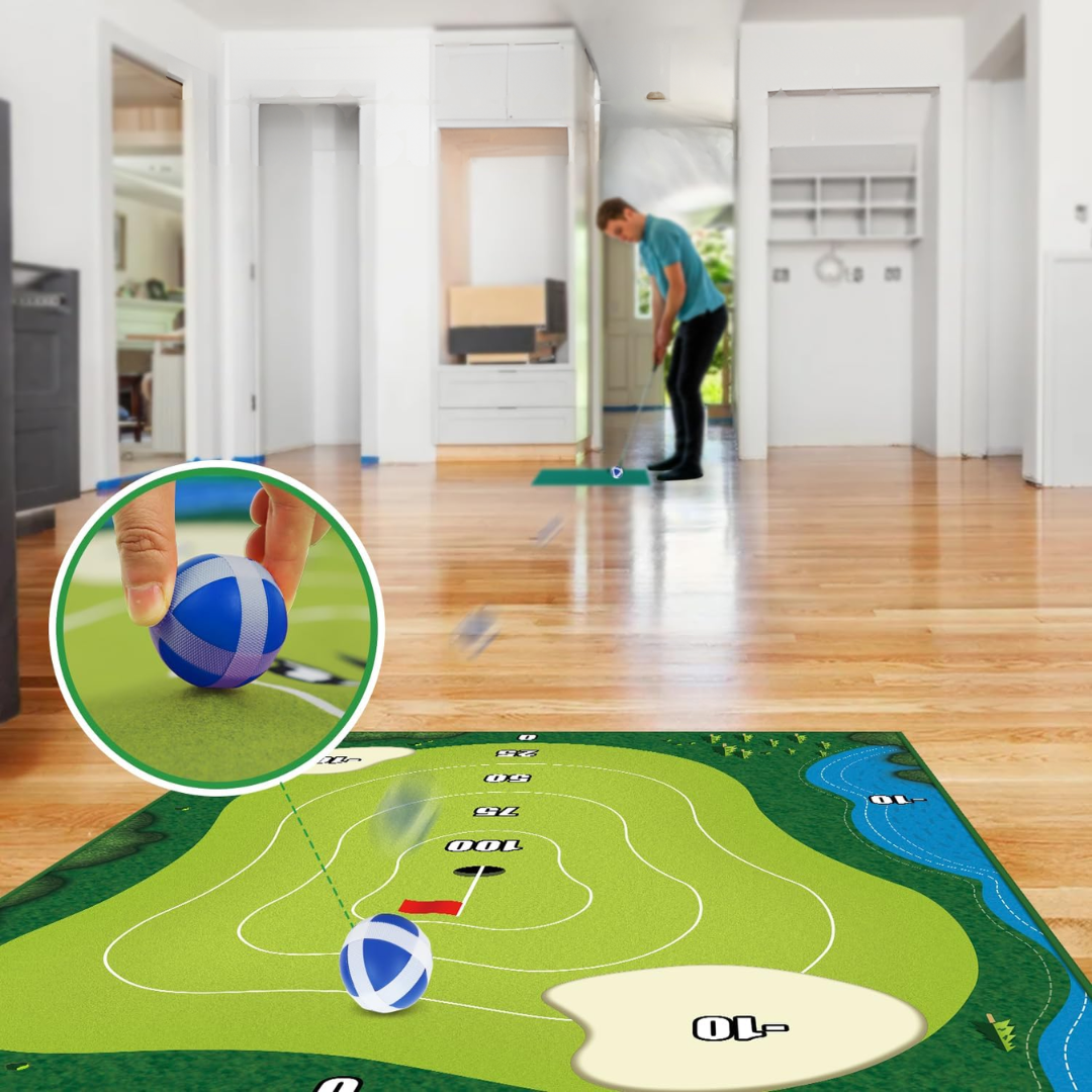 Chip And Stick Golf Game | 20 Sticky Balls, Quick Setup & Fun for Family Gatherings and Outdoor Competitions