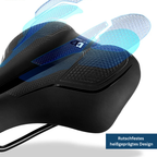 Comfy Bike Saddle | Ergonomic Design, Waterproof & Ideal for Long Rides