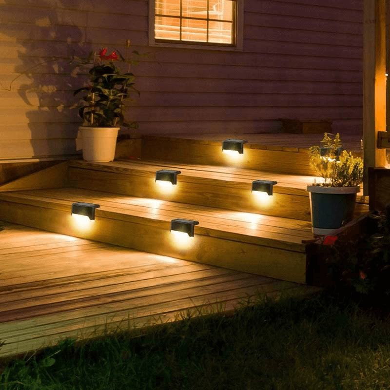 LED Solar Path Lights – Waterproof Outdoor Decor for Stairs, Patio & Fence