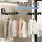 Retractable Wall-Mounted Drying Rack | Space-Saving, Easy to Install & Ideal for Small Laundry Areas