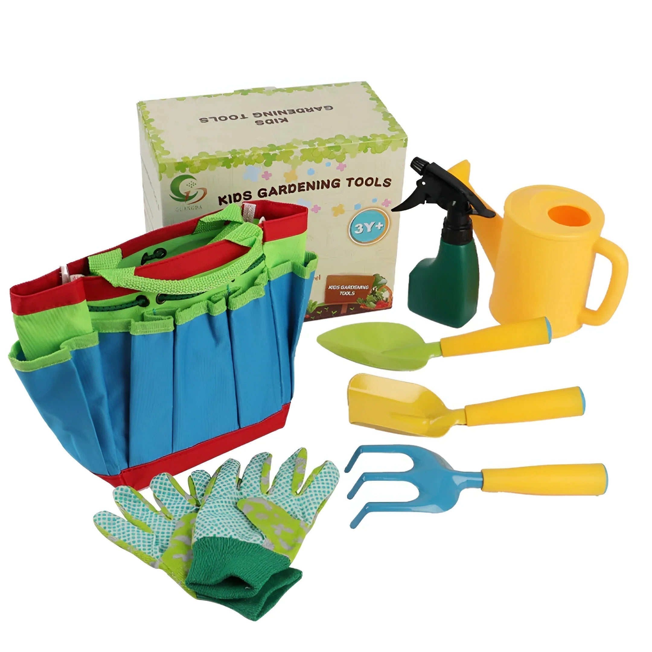 Child-Safe Mini Gardening Set | Ergonomic Tools for Kids with Carrying Bag for Nature Exploration and Learning