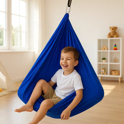 Sensory Autism Therapy Swing - Indoor & Outdoor Hammock for Kids, Durable Fabric, Adjustable, Relaxation & Sensory Play