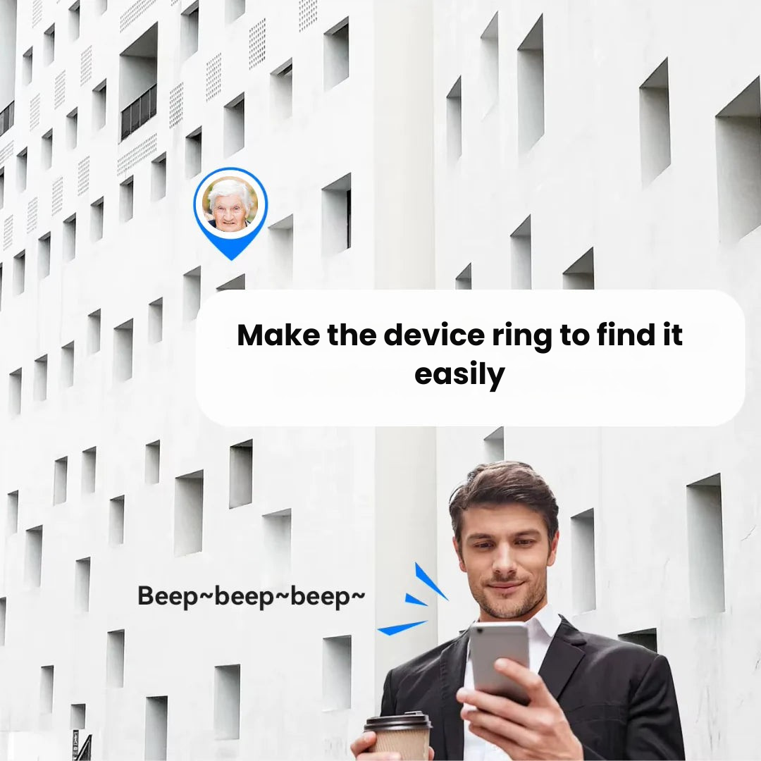 GPS Tracker for Seniors | Real-Time Tracking, Waterproof & No Subscription Fees for Peace of Mind