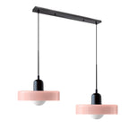 LED Glass Pendant Light with 2 Heads - Modern Design for Kitchen Island & Dining Room Lighting