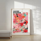 Yayoi Kusama 1981 Art Print - Yodo Gallery Exhibition Artwork for Home Decor & Art Collectors