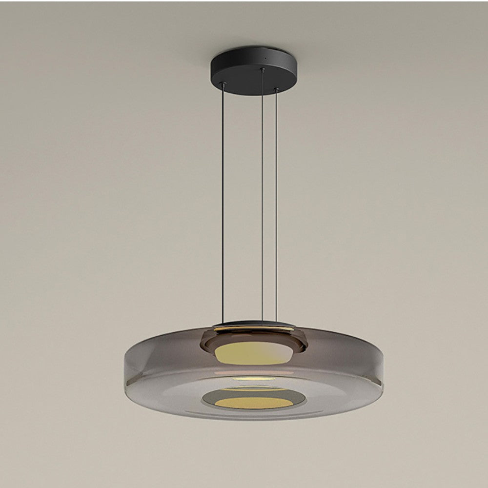 Bauhaus Style Glass Pendant Light Fixture for Modern Home Decor & Kitchen Island Lighting