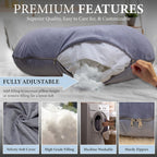 C+U Shaped Pregnancy Pillow | Full Body Comfort & Support for Maternity Sleep