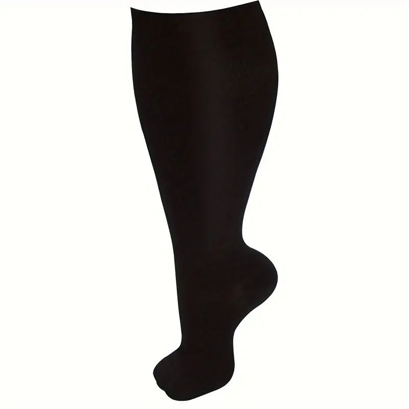 Plus Size Compression Socks | Gentle Entry, Graduated Support & Moisture-Control for Enhanced Comfort and Performance