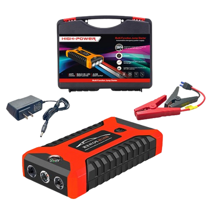 99800mAh Portable Car Jump Starter | Waterproof, Fast Charging & Ideal for 12V Vehicles and Outdoor Use