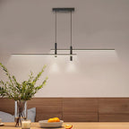 LED Pendant Light Fixture - Modern Adjustable Hanging Lamp for Kitchen Island & Dining Room
