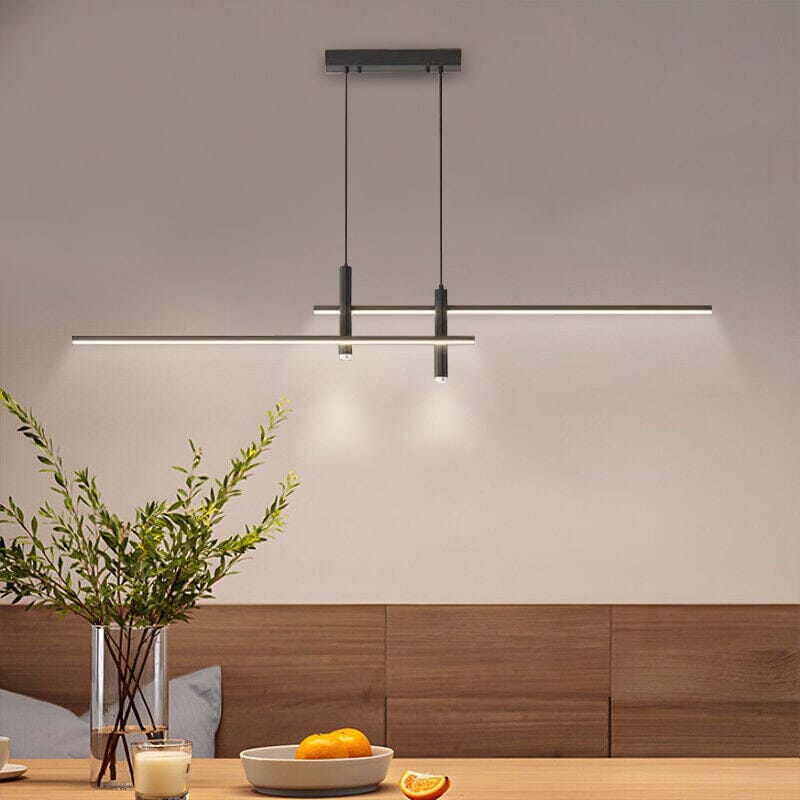 LED Pendant Light Fixture - Modern Adjustable Hanging Lamp for Kitchen Island & Dining Room