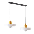 LED Glass Pendant Light with 2 Heads - Modern Design for Kitchen Island & Dining Room Lighting