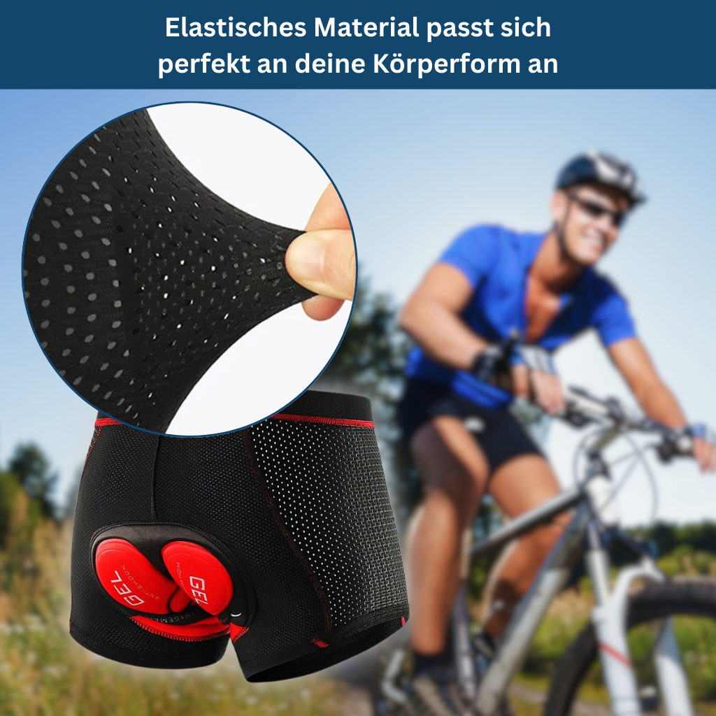 Padded Cycling Shorts for Men &amp; Women with Breathable Fabric for Road Biking, Mountain Biking &amp; Long Rides