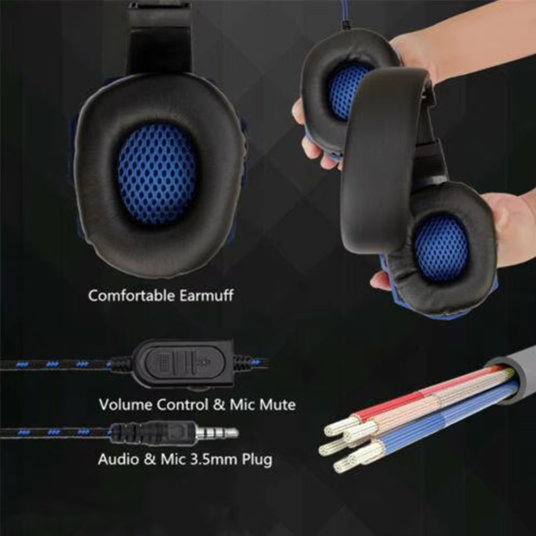 Noise Cancelling Gaming Headset | Surrounding Stereo Sound, Comfortable Design & Clear Communication for Gamers