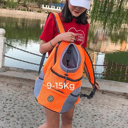 Dog Carrier Backpack | Ergonomic, Breathable & Safe Transport for Small to Medium Dogs