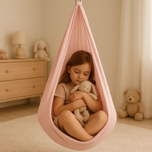 Sensory Autism Therapy Swing - Indoor & Outdoor Hammock for Kids, Durable Fabric, Adjustable, Relaxation & Sensory Play