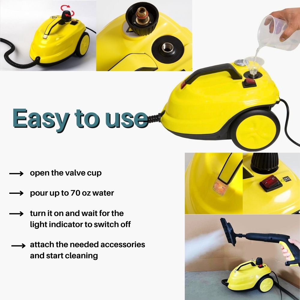 Steam Cleaner for Bed Bugs | High Temperature, Large Capacity & Effective for Home Use